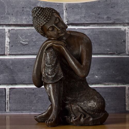 Statue bouddha porte bonheur