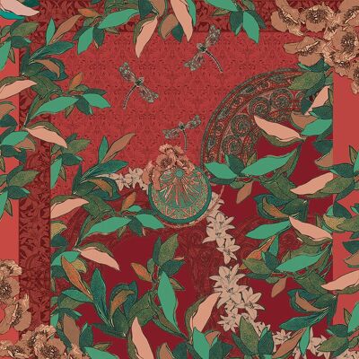 REVERIE cashmere square 90x90cm