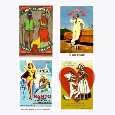 Cartoline d'epoca del Messico