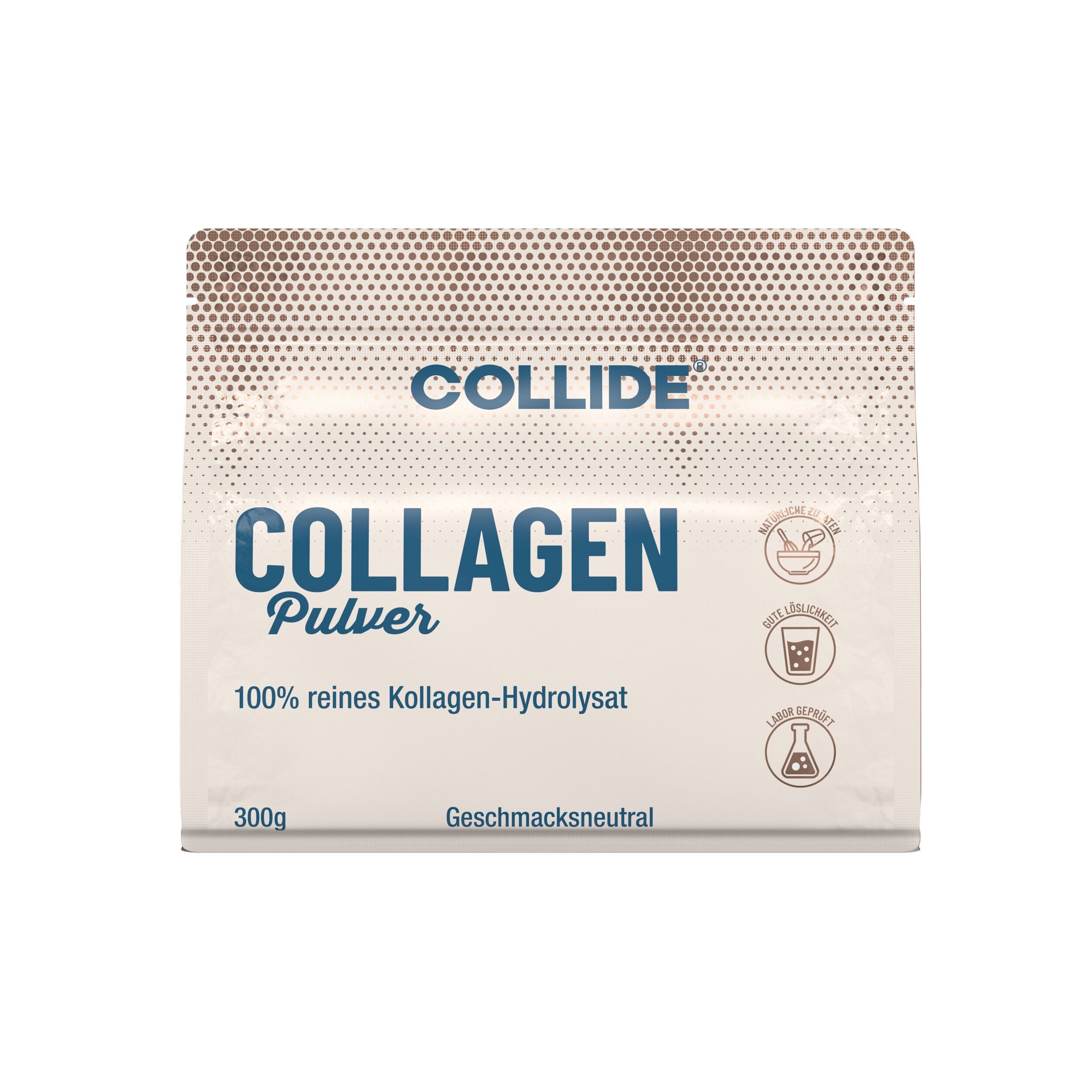 COLLIDE Collagen Powder, Unflavored - 100% Pure Collagen Powder (30 Servings, 300g)