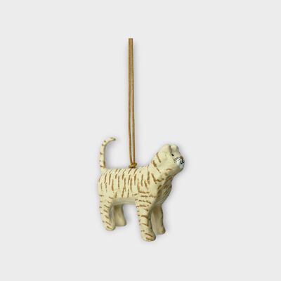 Décoration pour chat – Rayures beiges
