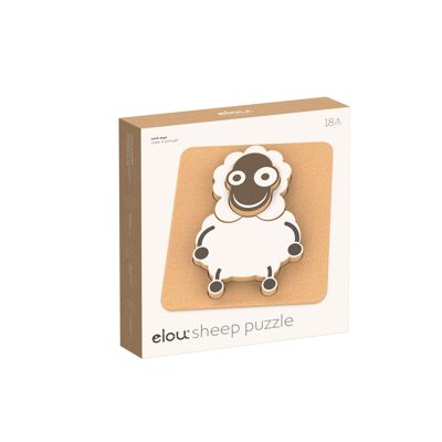 3D CORK SHEEP PUZZLE