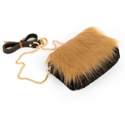 Fur Black Shoulder Bag WS