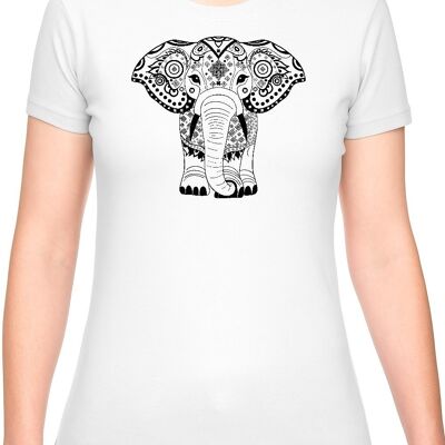 T-shirt en coton imprimé éléphant Bohotusk pour homme, tailles S à 3XL