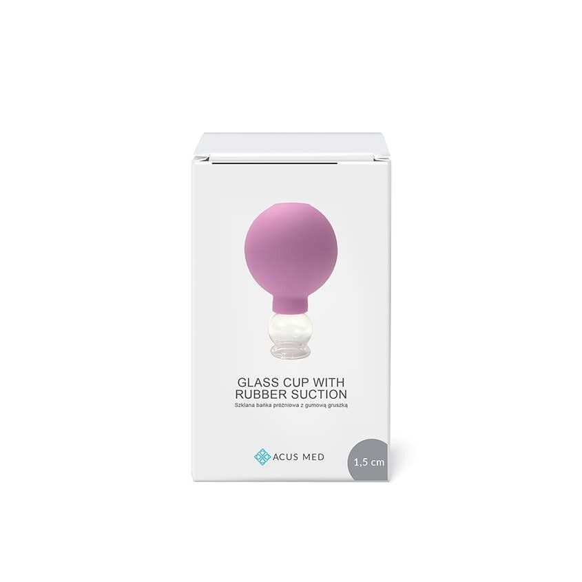 Face and Body Massage Vacuum Cupping 1.5cm - Purple
