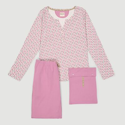 Organic Cotton Pajamas Beta Lilo Flowers Fair Trade