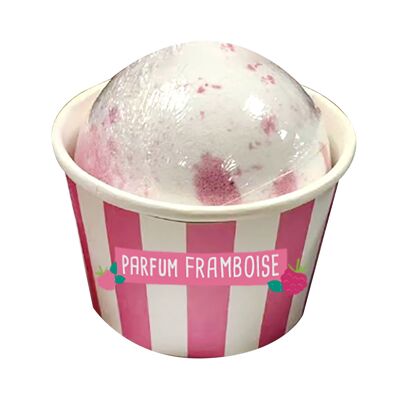 Bomba de baño 100 gr - Carnaval - Aroma Frambuesa - FRENCH TENDANCE