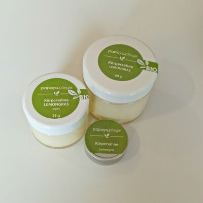 Body cream lemongrass vegan, 3g