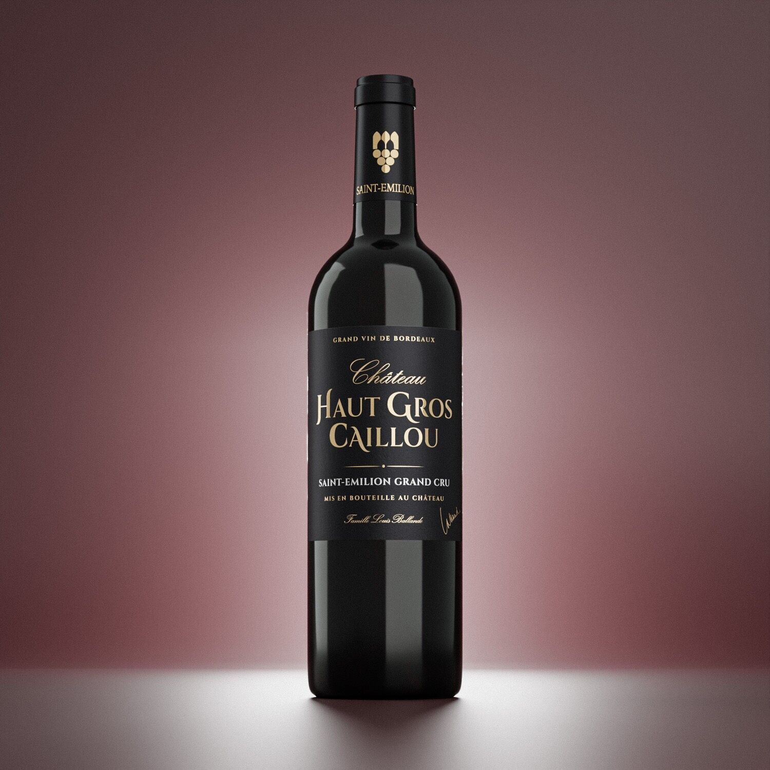 Saint-Émilion Grand Cru red wine – Château Haut-Gros Caillou – 2023