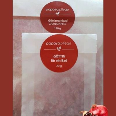 Goddess bath, pomegranate, palm oil free, 120g