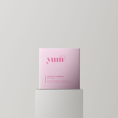peach flavored collagen sticks