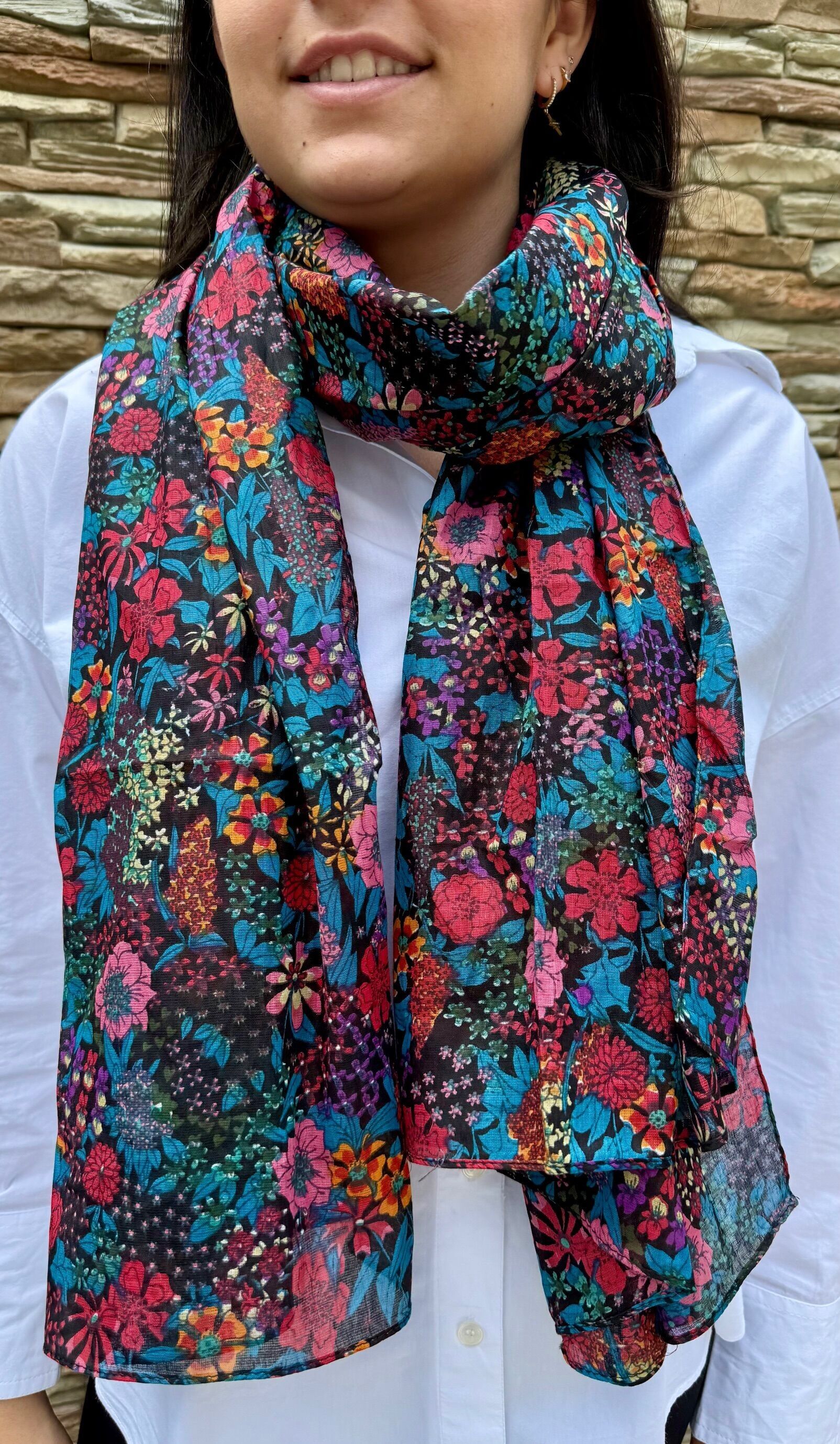 Bufanda de mujer 100% algodón