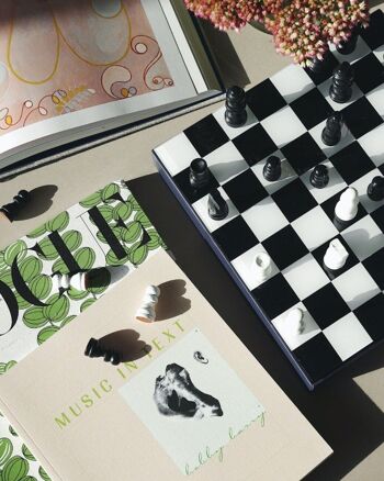 Jeu d'échecs - Design moderne Noir et blanc -Jeu de société décoratif - Printworks 6