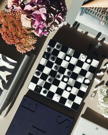 Jeu d'échecs - Design moderne Noir et blanc -Jeu de société décoratif - Printworks 7