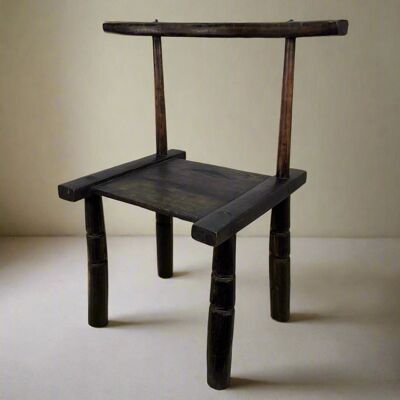 Chaise Baoulé Keteklé Vintage 85cm