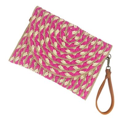 Women's Envelope-Style Paper Crossbody Bag with Flap