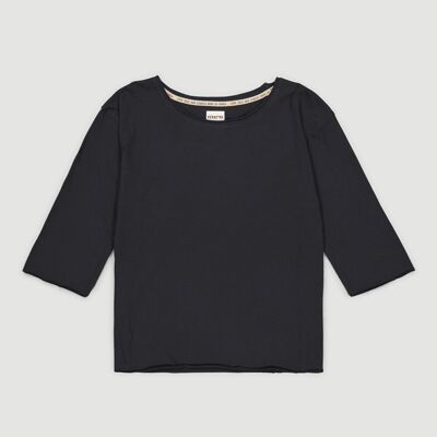 Maglietta da yoga in cotone biologico Black Balance