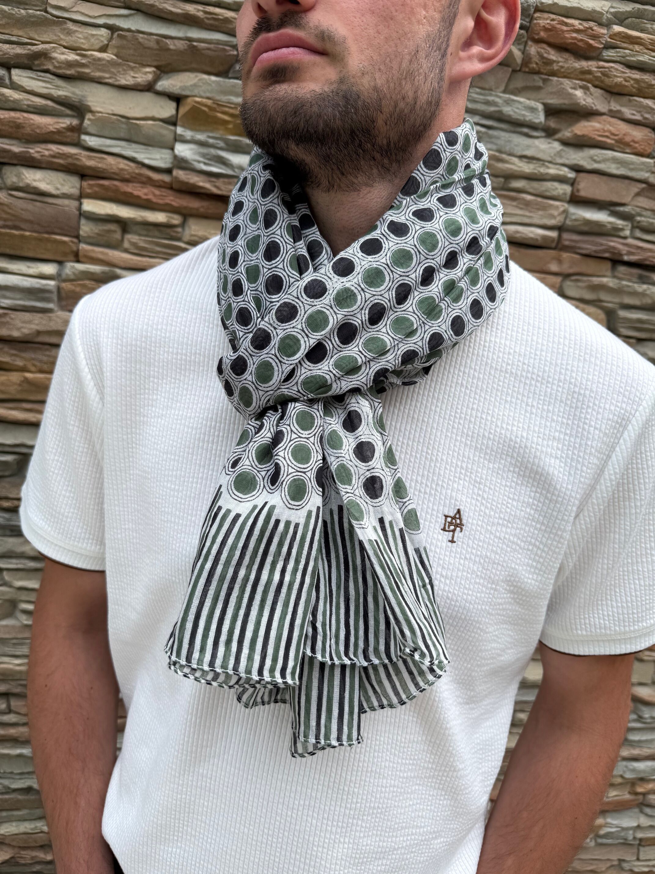 Sciarpa unisex 100% cotone