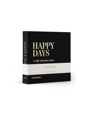Album photo - Happy Days Black (S) - Format livre - Printworks 2