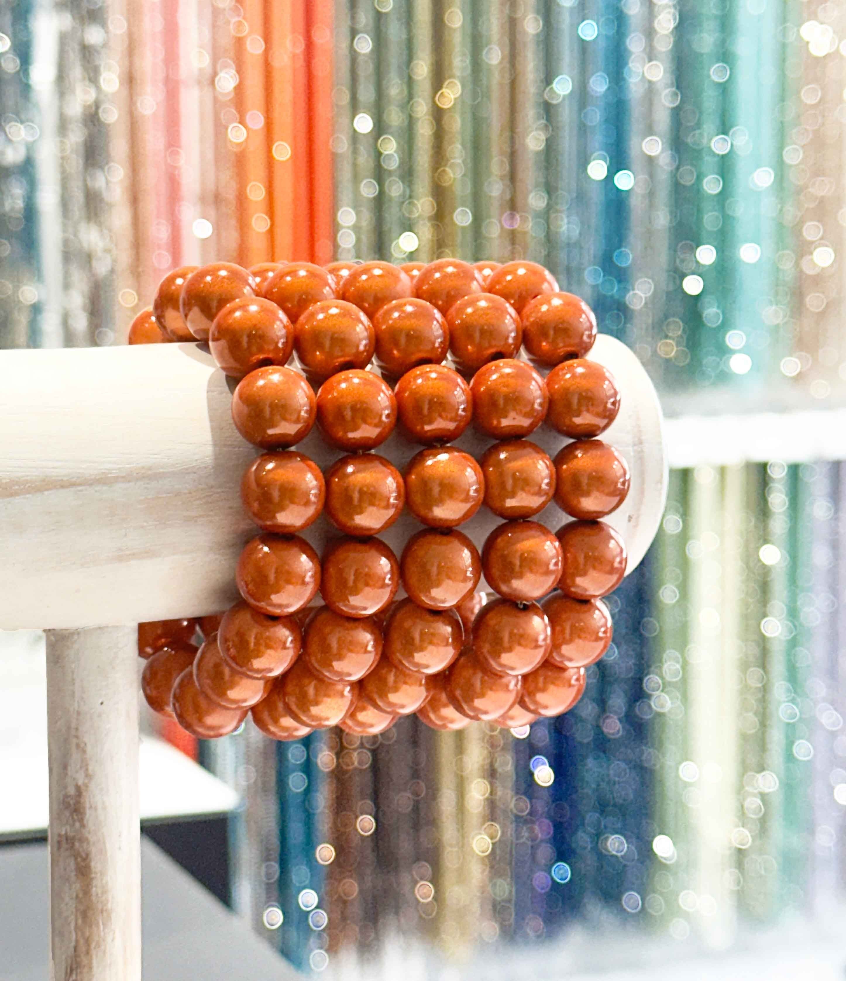 Bracciale in resina da 14 mm - Modello colore arancione
