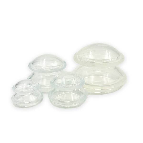 Bulles de massage chinoises en silicone blanc - Lot de 4
