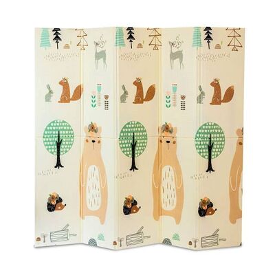Tapis en mousse pliable pour enfants double face 200x180x1cm