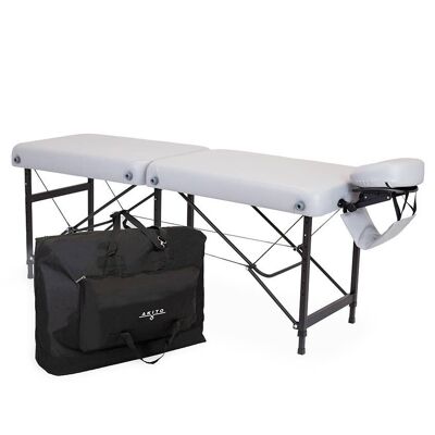 Table de massage pliante en aluminium, deux segments Tytan sur 6 pieds