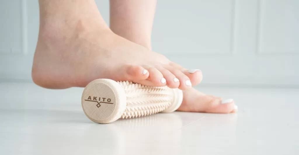 Madérothérapie | Masseur de pieds et de mains en bois - Convexe