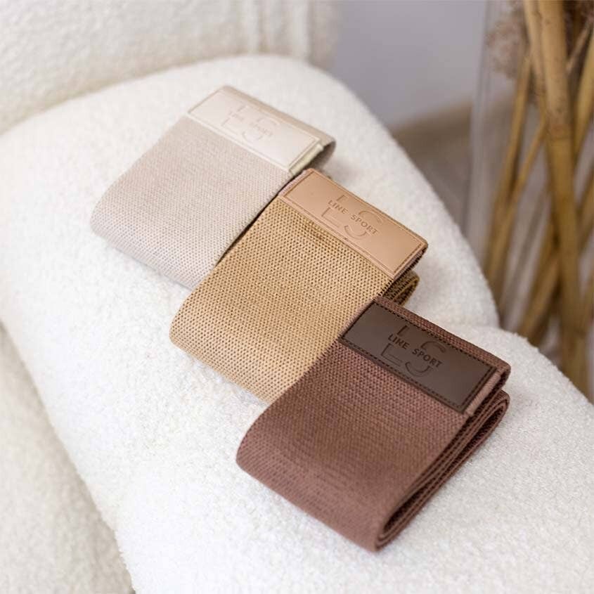 Resistance fabric bands for exercises - Hip Band set of 3