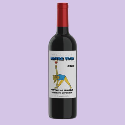 Red Wine - Maitre Yoga 2023 – Bordeaux Supérieur - Position 1 | Yoga Wine