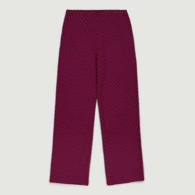 Pantaloni del commercio equo e solidale in cotone biologico con stampa Palolem
