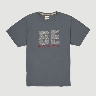 T-shirt da uomo in cotone biologico Kako Ash Fair Trade