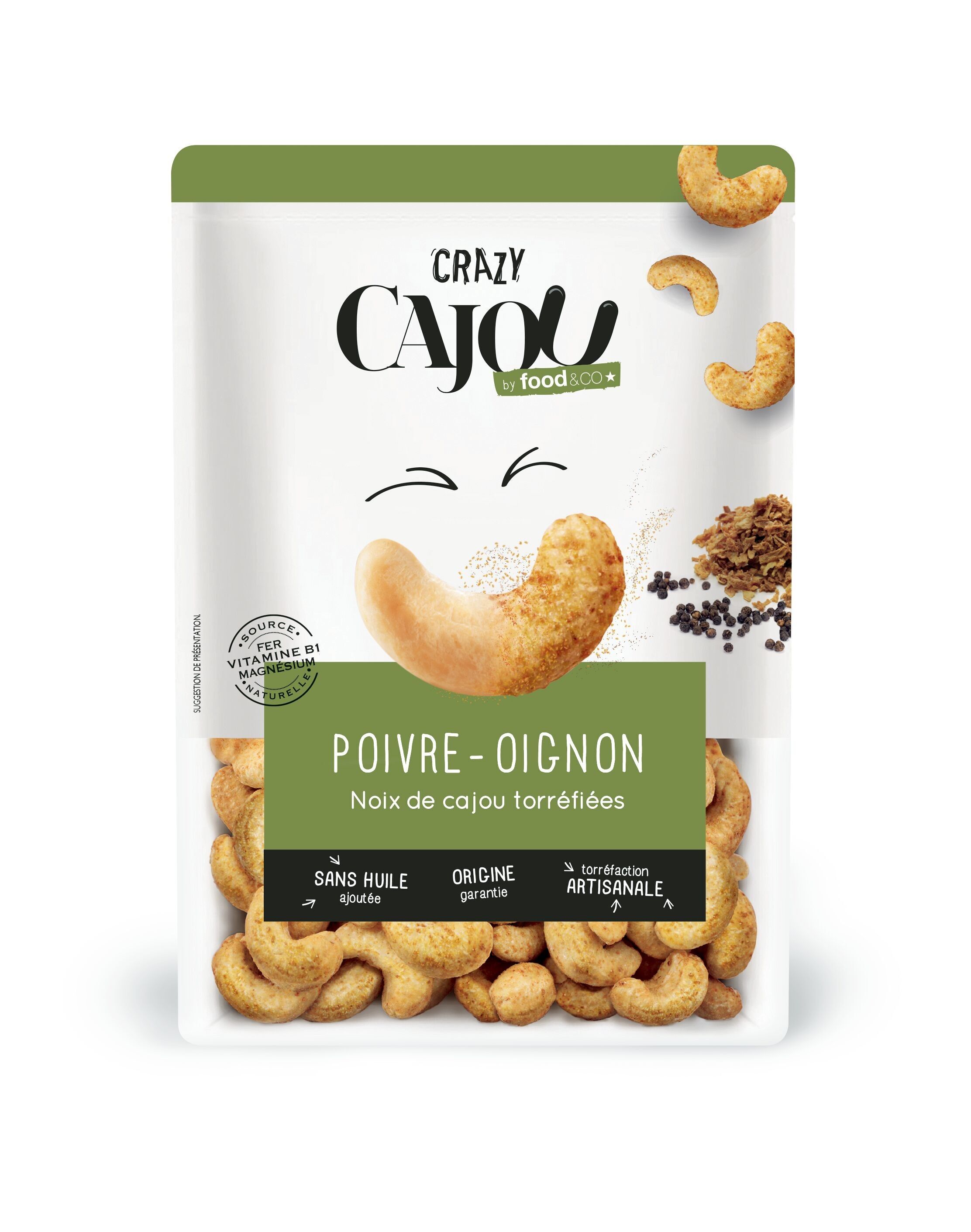 ANACARDI PAZZI - PEPERONE E CIPOLLA 75g