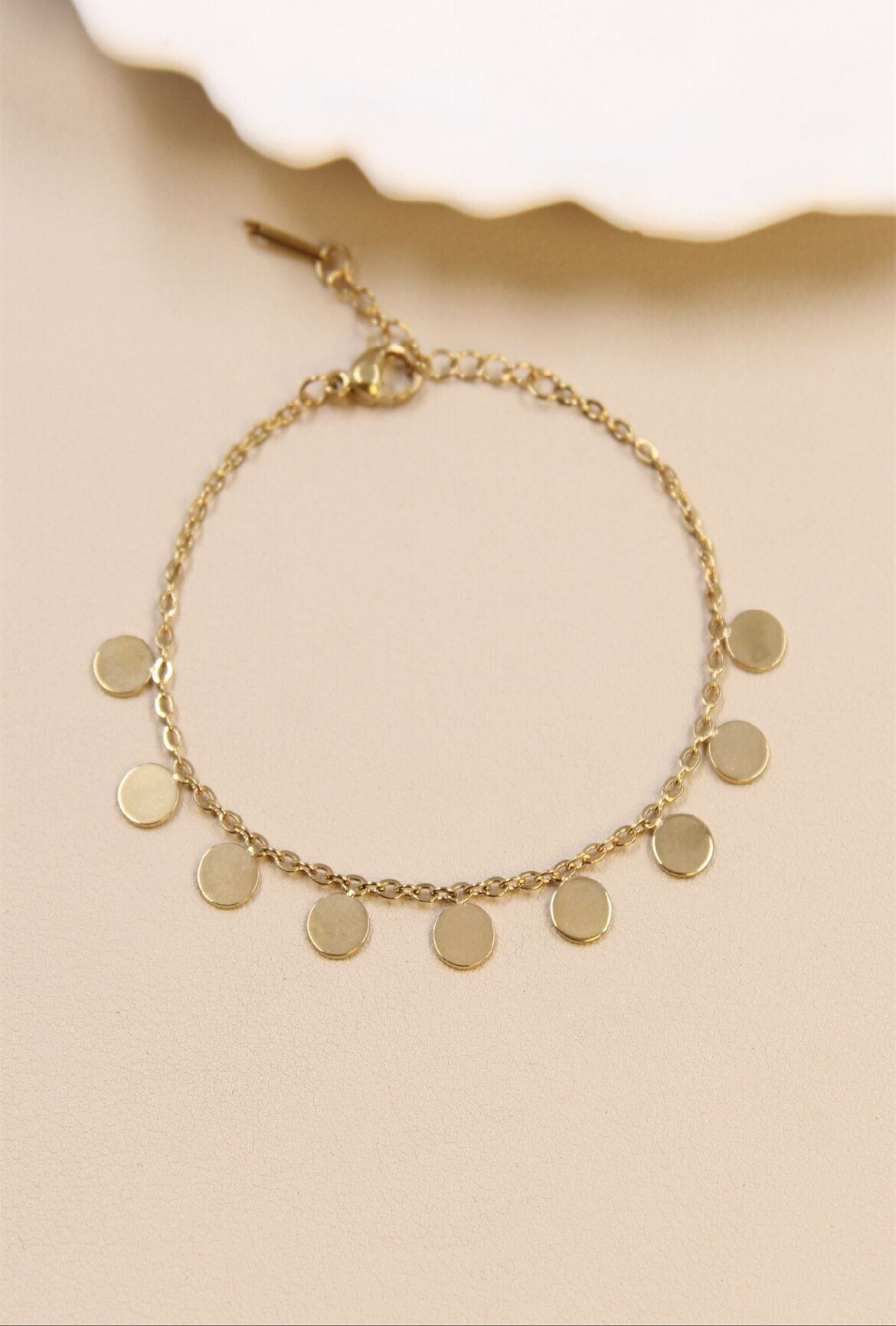 Bracelet Élégance Dorée en Acier Inoxydable