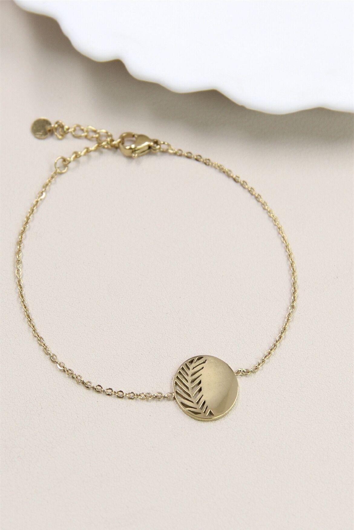 Bracelet Élégance Naturelle en Acier Inoxydable