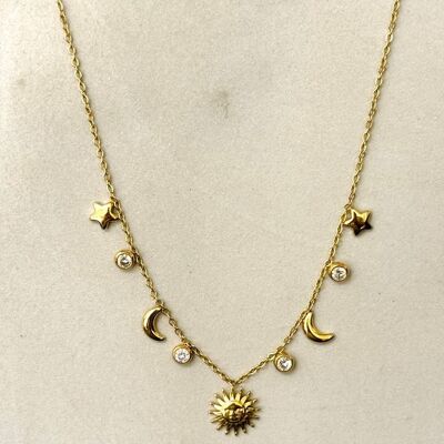 Collier en acier inoxydable Night & Day