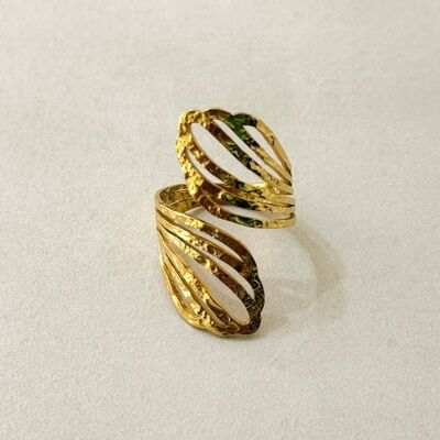 Bague réglable en acier inoxydable Fiore