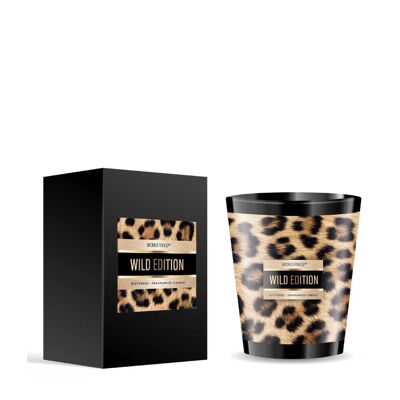 Bougie parfumée Léo dans un verre votif