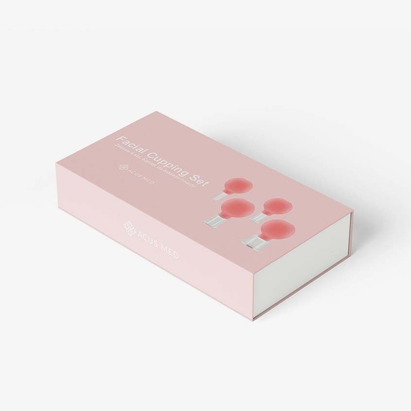 Coppette per massaggio viso e corpo - Set di 4 coppette in vetro