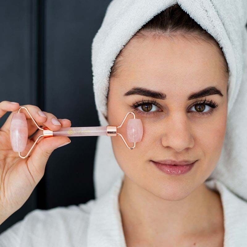 Gua Sha Jade Roller | Gua Sha Stone | Gua Sha Tool Pink