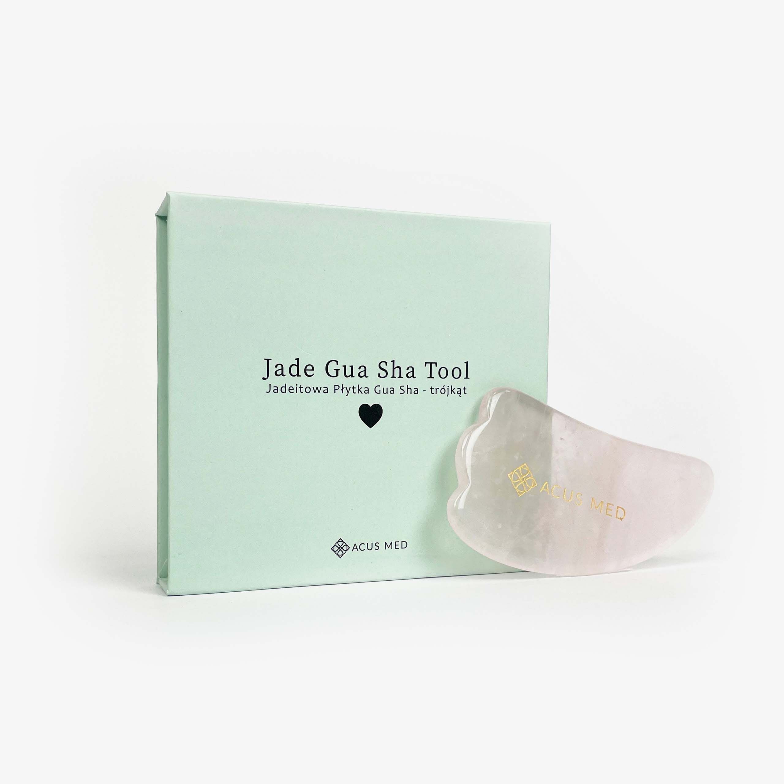 Gua Sha Stone| Gua Sha Tool | - Triangle - Pink