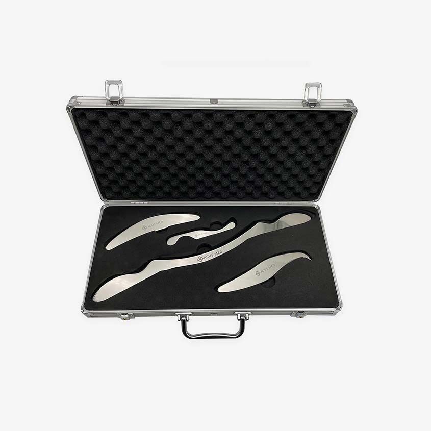 IASTM Soft Tissue Therapy Tool Kit of 4 in Case