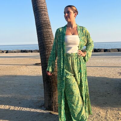 Long Kimono with Belt Pack of 10 Assorted Colors