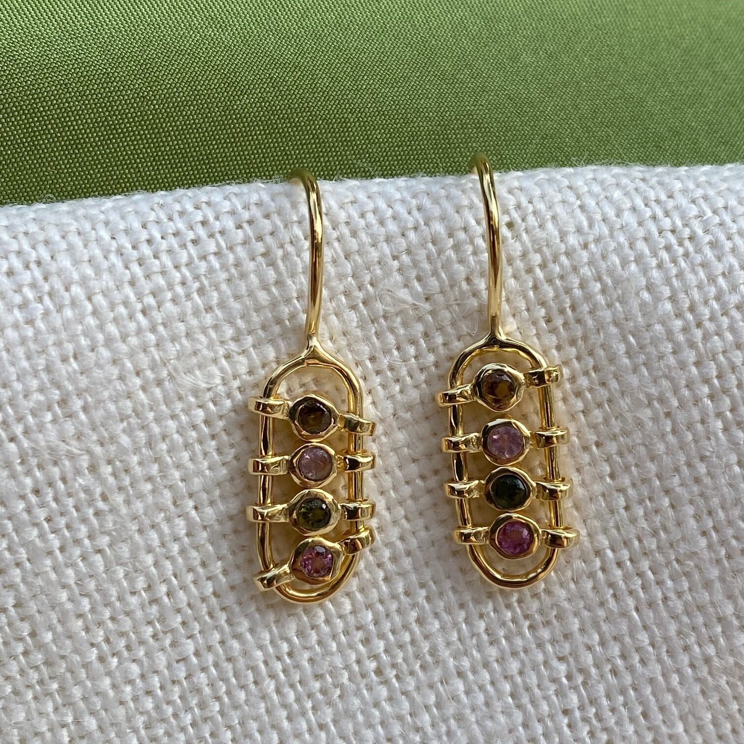 Orecchini con tormalina - Radha