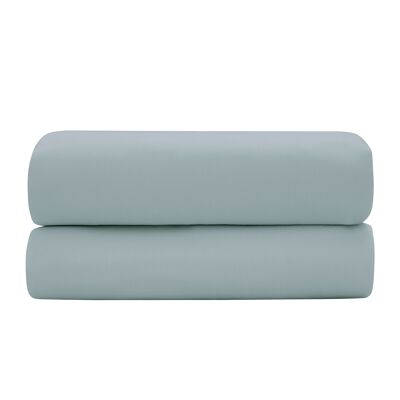 "Prestige" Fitted Sheet 140 x 190 cm 100% Combed cotton sateen 120 threads/cm² deep pocket 30 cm Pure Cotton.