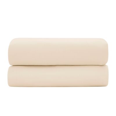 Fitted sheet 160 x 200 cm "Prestige" 100% Combed cotton sateen 120 threads /cm² deep pocket 30 cm Pure Cotton