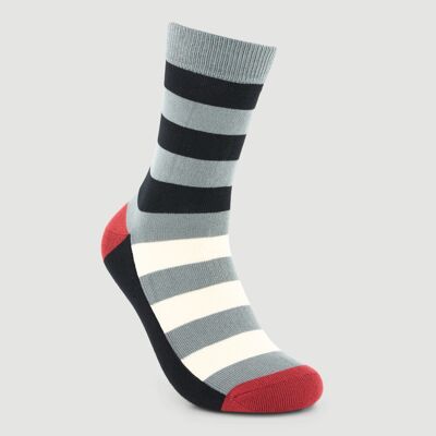 Organic Cotton Contrast Ash Fair Trade Socks