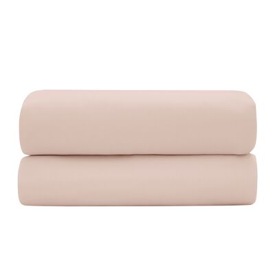Fitted sheet 200 x 200 cm King size "Prestige" 100% Combed cotton sateen 120 threads /cm² deep pocket 30 cm Pure Cotton