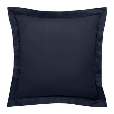 Taie d'oreiller 65 x 65 cm finition point bourdon "Prestige" 100% Satin de coton Peigné 120 fils /cm² Coton Pur