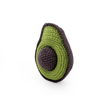 THE AVOCAT - BABY RATTLE IN ORGANIC COTTON